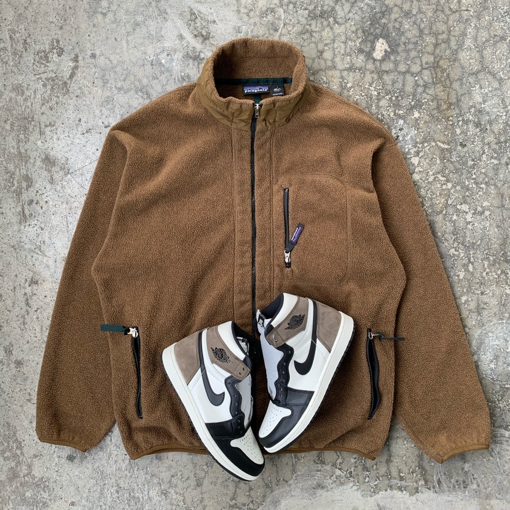 🟤2004 Patagonia Made in USA Retro Pile Fleece (Sz L) - Picture 1 of 6
